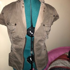 Guess short sleeve blazer.